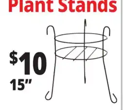 Ocean State Job Lot Black Plant Stand 15 offer