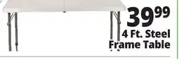 Ocean State Job Lot Enduro 4' Steel Frame Folding Table offer