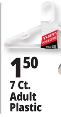 Ocean State Job Lot TUFF! White Shirt Hangers 7 Count offer