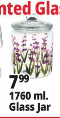 Ocean State Job Lot 1760 ml. Glass Jar offer