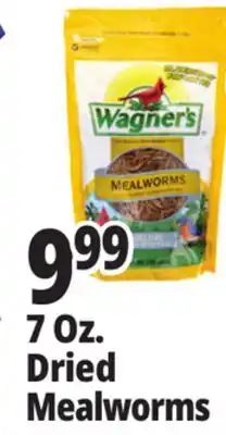 Ocean State Job Lot Wagner's Bird Meal Worms 7oz offer