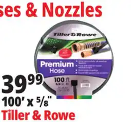 Ocean State Job Lot Tiller & Rowe Premium Extra Heavy-Duty 5/8 Garden Hose 100' offer