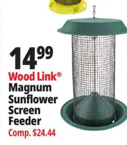 Ocean State Job Lot Wood Link Magnum Sunflower Screen Feeder offer