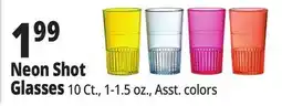 Ocean State Job Lot Neon Shot Glasses offer