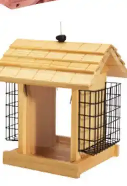 Ocean State Job Lot Rustic Cedar or Chalet with 2 Suet Cages offer