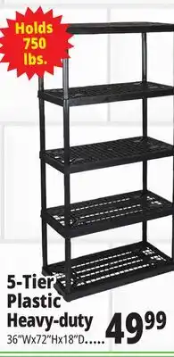 Ocean State Job Lot 5-Tier Plastic Heavy-duty offer