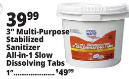 Ocean State Job Lot Pool Mate All-In-One 3 Chlorinating Tabs 5 lbs offer