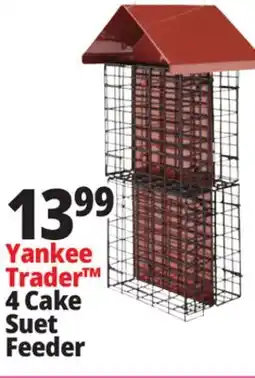 Ocean State Job Lot Yankee Trader 4 Cake Suet Feeder offer