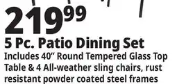 Ocean State Job Lot Round Bronze Finish Glass Top Patio Table 40 offer