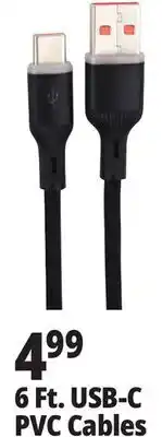 Ocean State Job Lot 6 Ft. USB-C PVC Cables offer