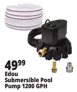 Ocean State Job Lot Edou Automatic Submersible Pool Cover Pump Black offer
