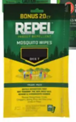 Ocean State Job Lot Repel 7% Deet Wipes offer