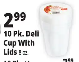 Ocean State Job Lot 10 Pk. Deli Cup With Lids offer