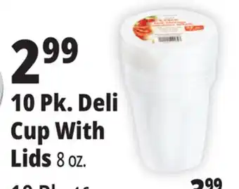 Ocean State Job Lot 10 Pk. Deli Cup With Lids offer
