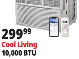 Ocean State Job Lot Cool-Living 10 000 BTU Window Air Conditioner WIFI Enabled offer