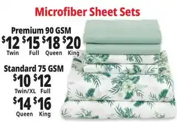 Ocean State Job Lot Microfiber Sheet Sets offer
