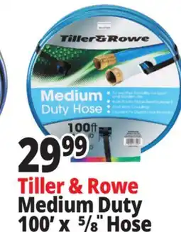 Ocean State Job Lot Tiller & Rowe Medium Duty Hose 5/8 in 100' offer