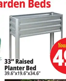 Ocean State Job Lot Steel Raised Garden Planter 33 offer