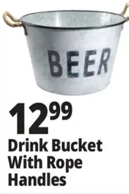 Ocean State Job Lot Drink Bucket With Rope Handles offer