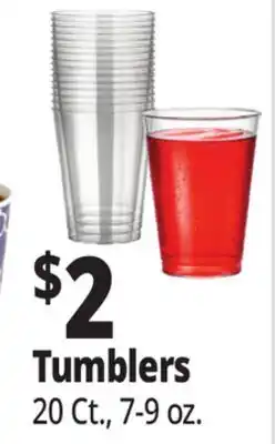 Ocean State Job Lot Tumblers offer