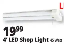 Ocean State Job Lot ZGB 45W LED Shop Light 4' offer