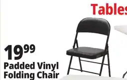 Ocean State Job Lot Padded Metal Folding Chair Black offer
