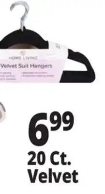 Ocean State Job Lot HomeLiving Velvet Suit Hangers 20 Count offer