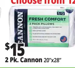 Ocean State Job Lot 2 Pk. Cannon Bed Pillows offer