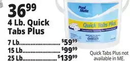 Ocean State Job Lot Pool Mate Quick Tabs Plus 4 lbs offer