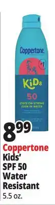 Ocean State Job Lot Coppertone Kids' SPF 50 Water Resistant offer
