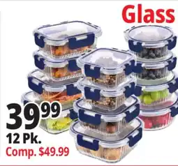 Ocean State Job Lot 12 Pk. Glass Food Storage offer
