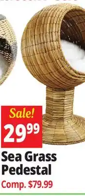 Ocean State Job Lot Sea Grass Pedestal Rattan Cat Cave offer