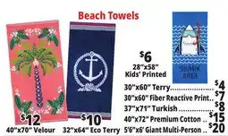 Ocean State Job Lot Beach Towels offer