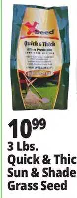 Ocean State Job Lot X-Seed Quick & Thick Grass Seed Mixture 3 lbs offer