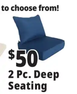 Ocean State Job Lot Outdoor Living Deep Seat Cushion Navy offer