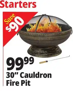 Ocean State Job Lot 30 Cauldron Fire Pit offer