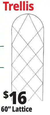 Ocean State Job Lot Panacea Lattice Garden Trellis 60 offer