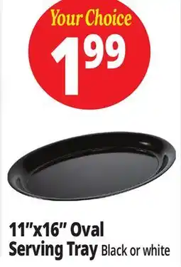 Ocean State Job Lot 11x16 Oval Serving Tray offer
