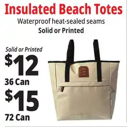 Ocean State Job Lot 72-Can Insulated Tote Bag Cooler offer