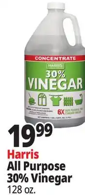 Ocean State Job Lot Harris All Purpose 30% Vinegar offer