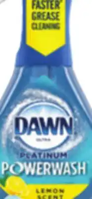 Ocean State Job Lot Dawn Platinum Plus Power wash Dish Spray 16 oz offer