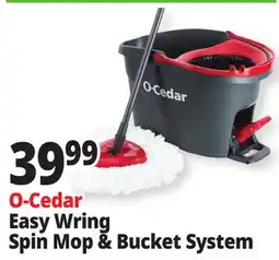 Ocean State Job Lot O-Cedar Easy Wring Spin Mop & Bucket System offer