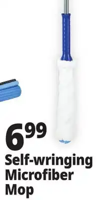 Ocean State Job Lot Gleam Self-Wringing Microfiber Mop offer