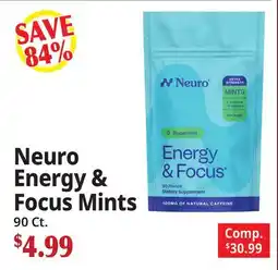 Ocean State Job Lot Neuro Energy & Focus Mints offer