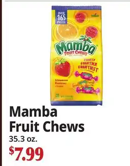 Ocean State Job Lot Mamba Fruit Chews offer