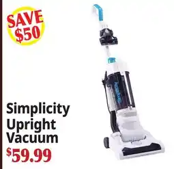 Ocean State Job Lot Simplicity Upright Vacuum offer