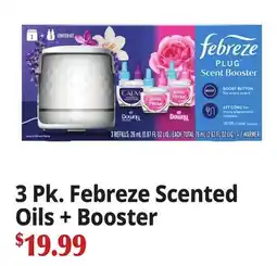 Ocean State Job Lot 3 Pk. Febreze Scented Oils + Booster offer