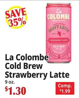 Ocean State Job Lot La Colombe Cold Brew Strawberry Latte offer