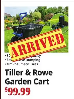 Ocean State Job Lot Tiller & Rowe Garden Cart offer