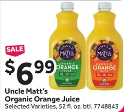Stop&Shop Uncle Matt's Organic Orange Juice offer